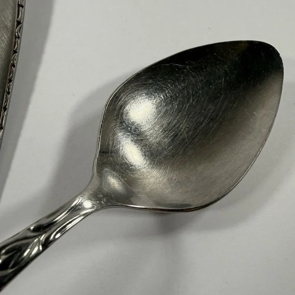 Oneida Venetia 3 Serving Pieces Gravy Fork Community Stainless Flatware Vintage
